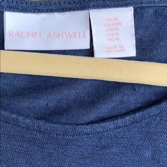 Shabby Chic Navy Eyelet Tank Top - Picture 4 of 4